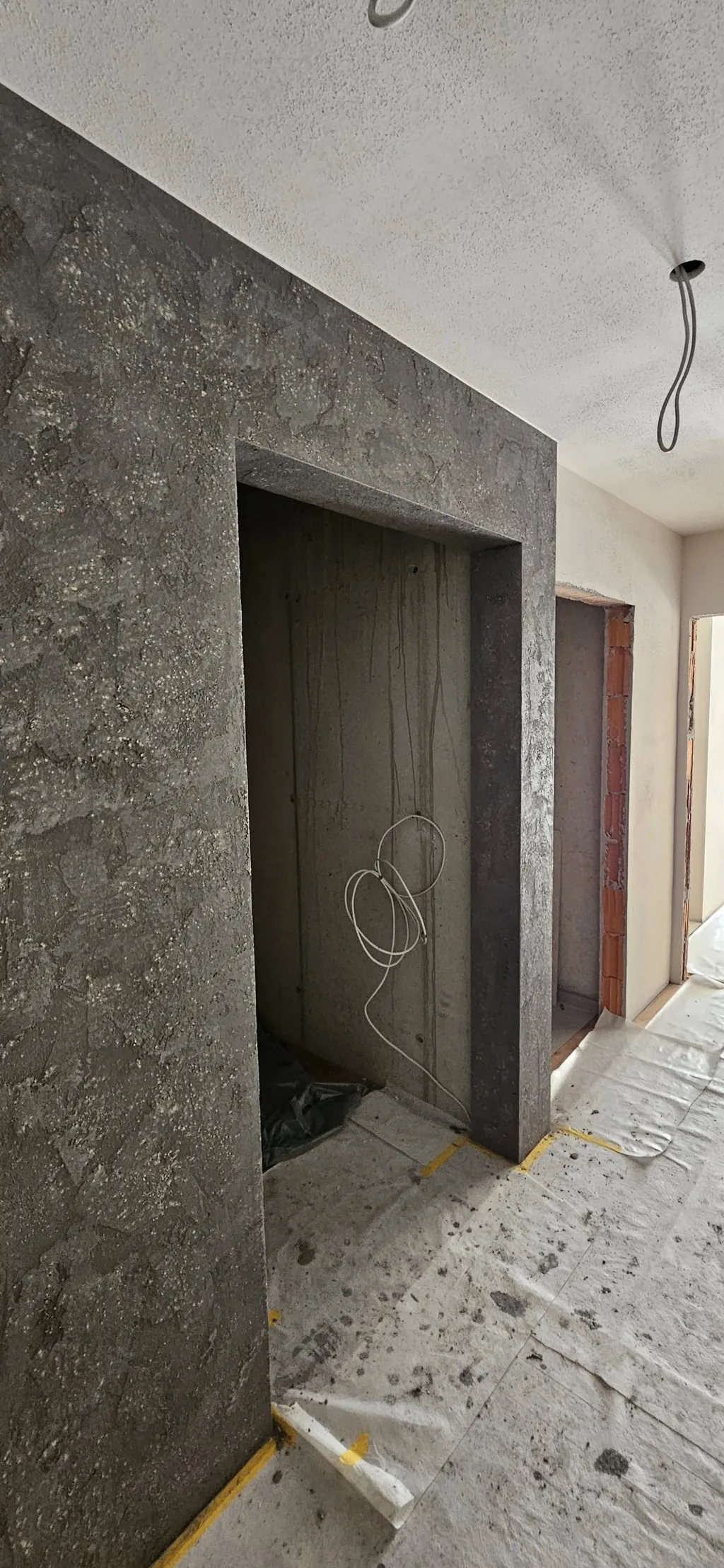 Spachteltechnik in Betonoptik